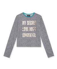 MOMENTEL / Secret Love Note Leopard T-shirt