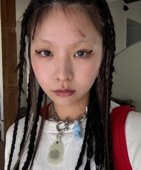 HELAGICA / Colorful pearl × silver charm choker