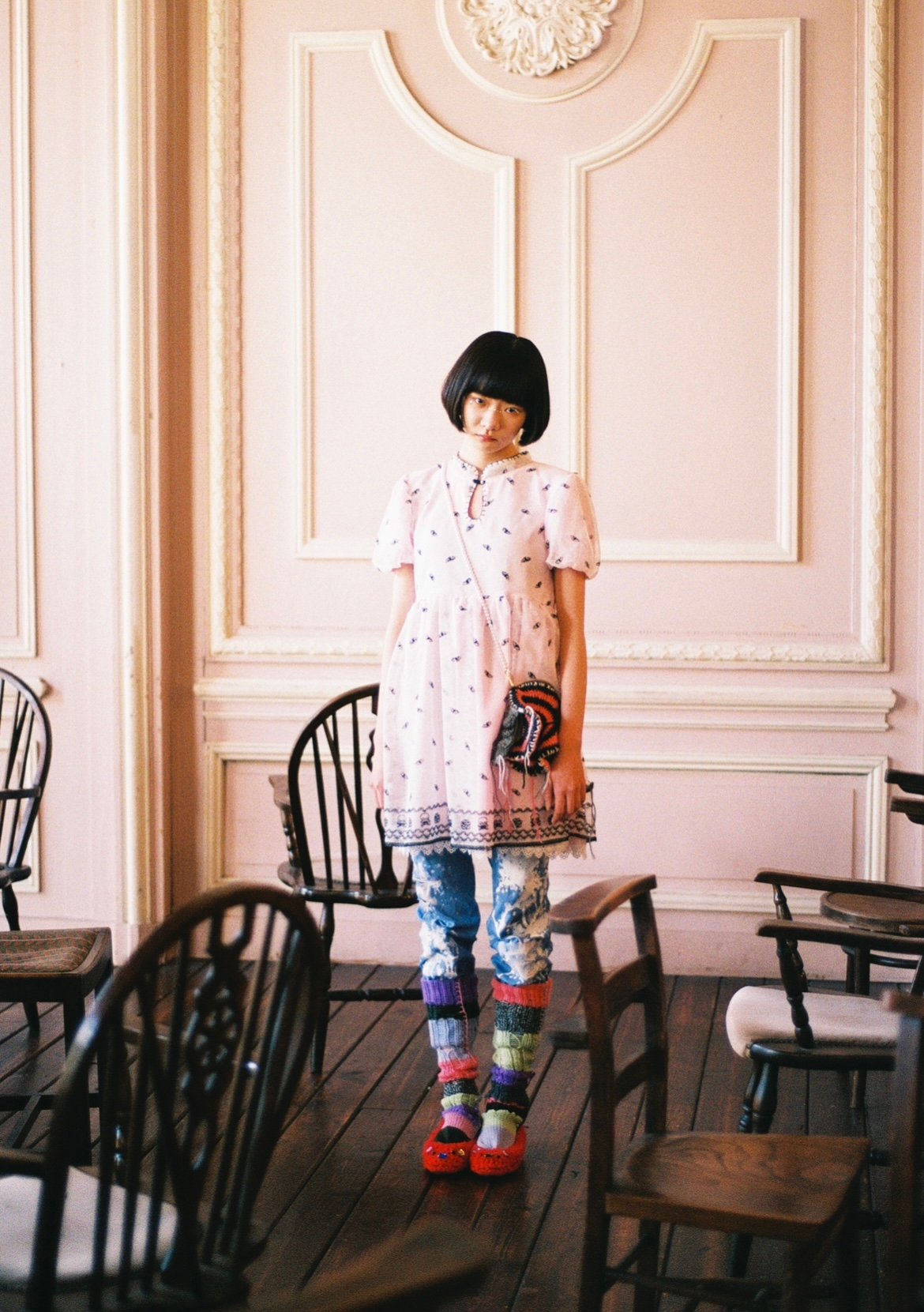 yushokobayashi / Long Knit socks | I/O PORT
