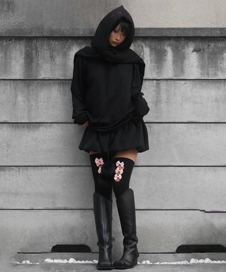 FUGUIHUA / shadow dust- hooded sweatshirt