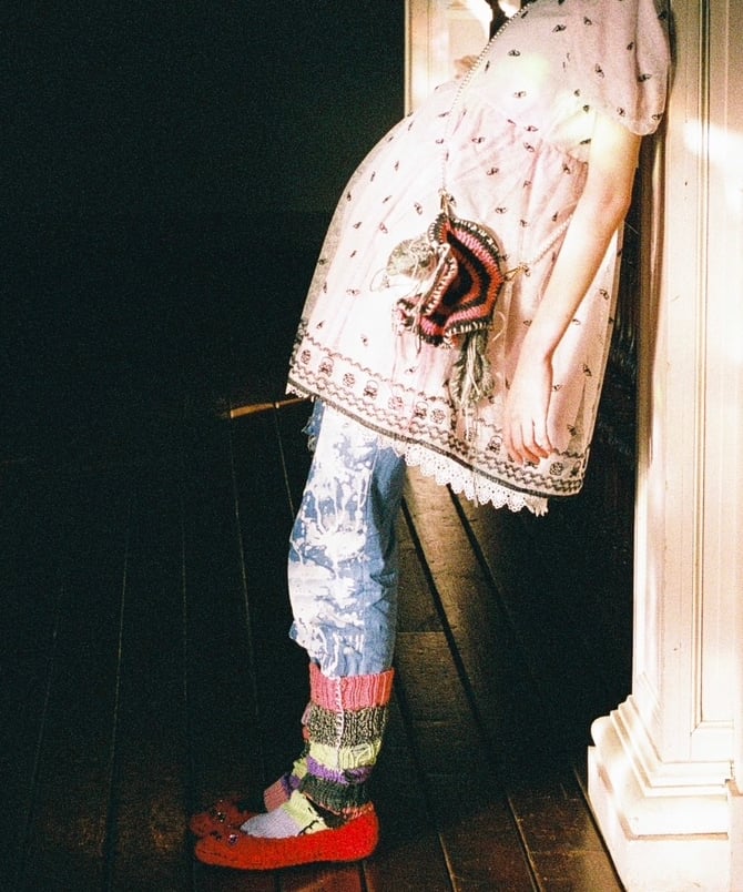 yushokobayashi / Long Knit socks | I/O PORT