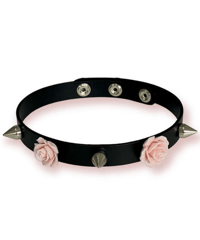 Flower stud choker