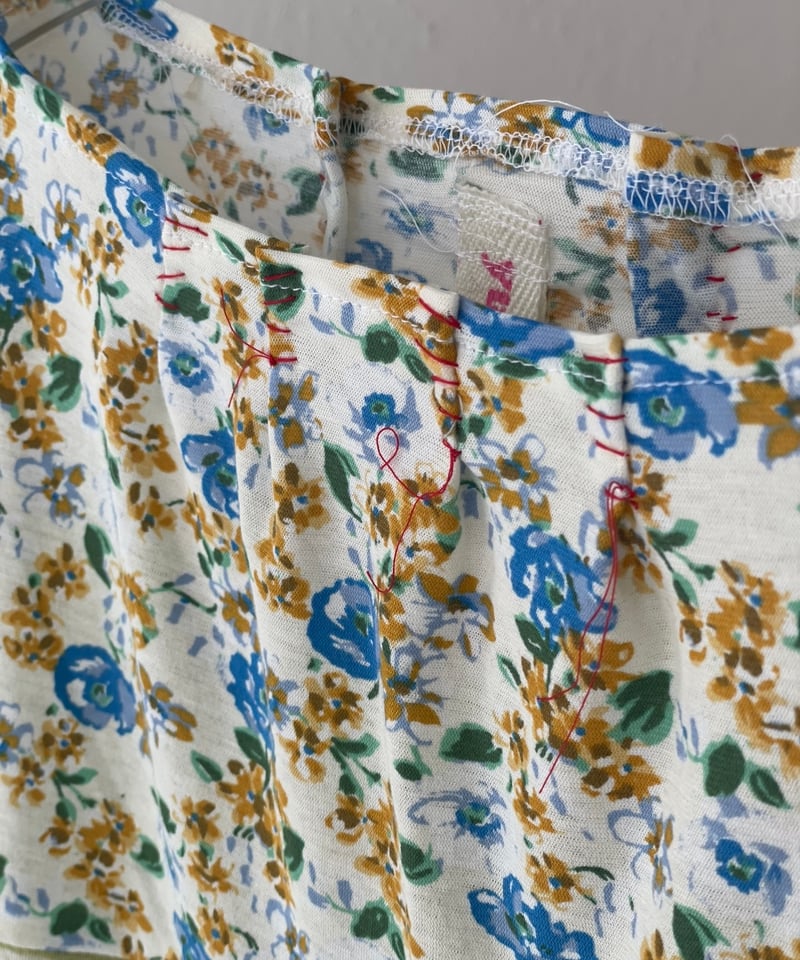 yushokobayashi / Boat neck border T-shirt (Gree