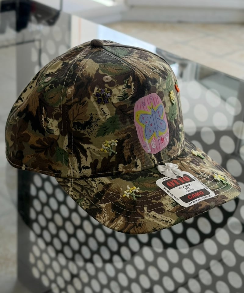 yushokobayashi / I/O butterfly cap (leafcamo) |