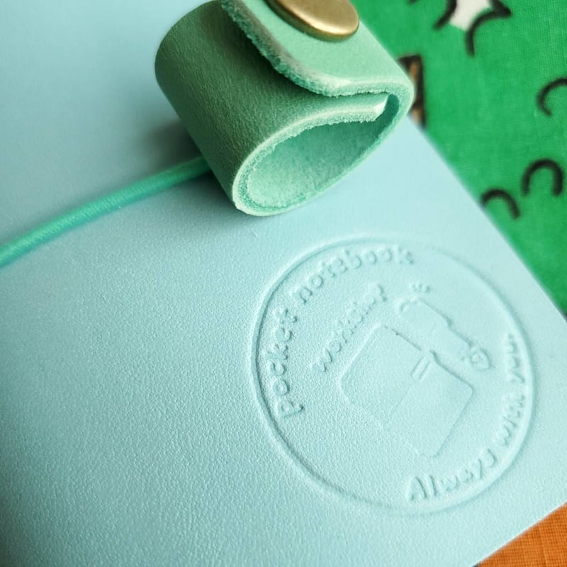 ochibiなm5 アイスブルー×ペパーミントグリーン | pocketnotebookwor