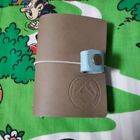 ochibiなm5 グレージュ×スカイブルー