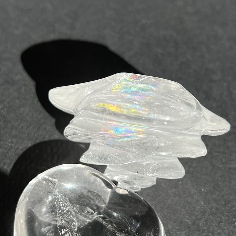 バッキーボール ヒマラヤ水晶 手彫り ヒマラヤ産天然水晶 バッキー