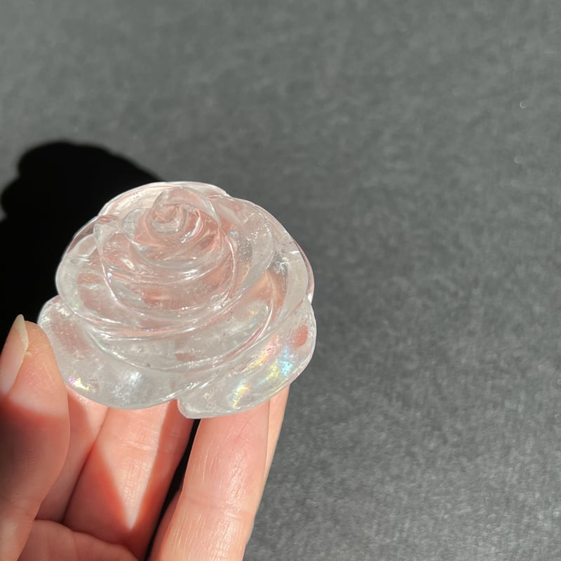薔薇彫り ヒマラヤ水晶 | HIKA-RIE STORE