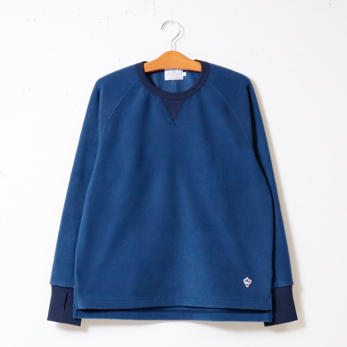 新品 Arvor Maree 肩ボタン エルボーパッチ メランジフリース M Arvor Maree セール！30％オフ！Arvor Maree(アルボー マレー