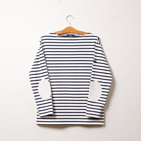 【UNISEX】SAINTJAMES[セントジェームス]  エルボーパッチバスクシャツ 13JCOUES.UCOUD.U/13JCOUES.COUD.U