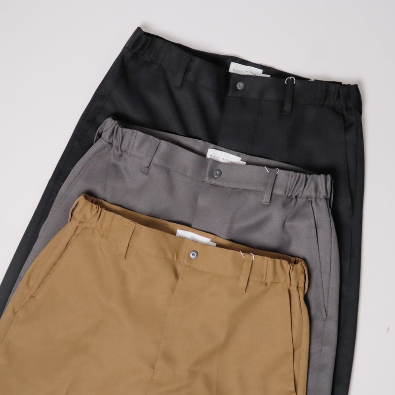 MEN'S】MANUAL ALPHABET[マニュアルアルファベット] TWILL SEMI