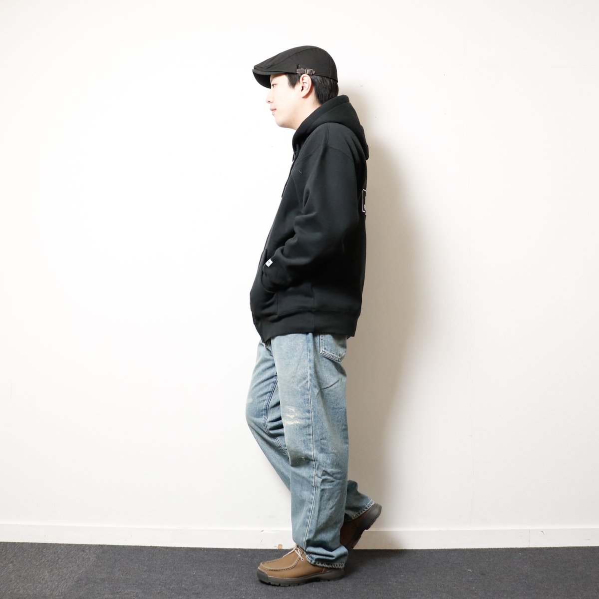 TES CAL ZIP PK ジップパーカー　サイズS ブラック TES CAL ZIP PK / ジップパーカー – TES | THE ENDLESS SUMMER
