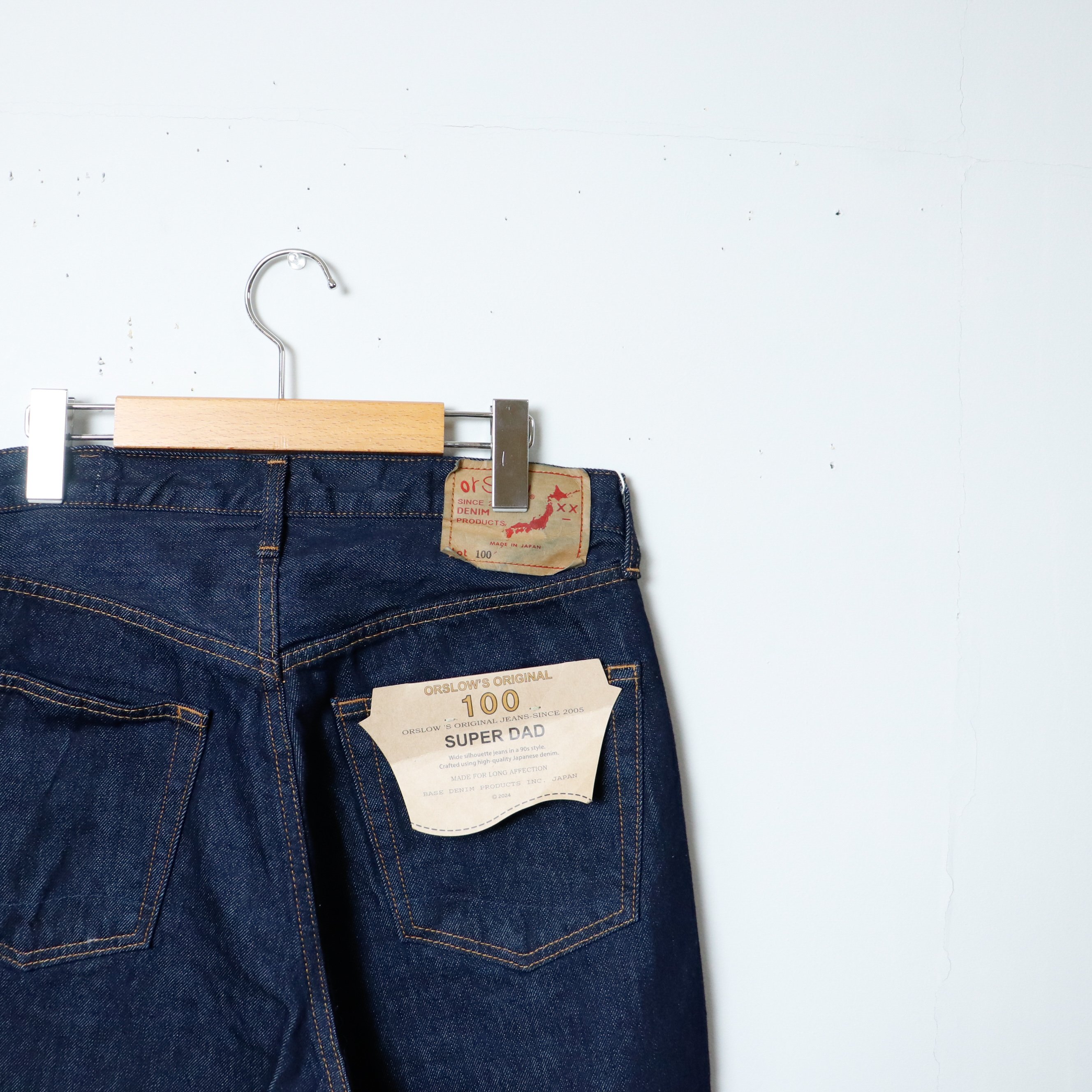 orSlowオアスロウ SUPER DAD’S 100 101 105 再入荷【UNISEX】orslow[オアスロウ] 100 SUPER DAD'S DENIM