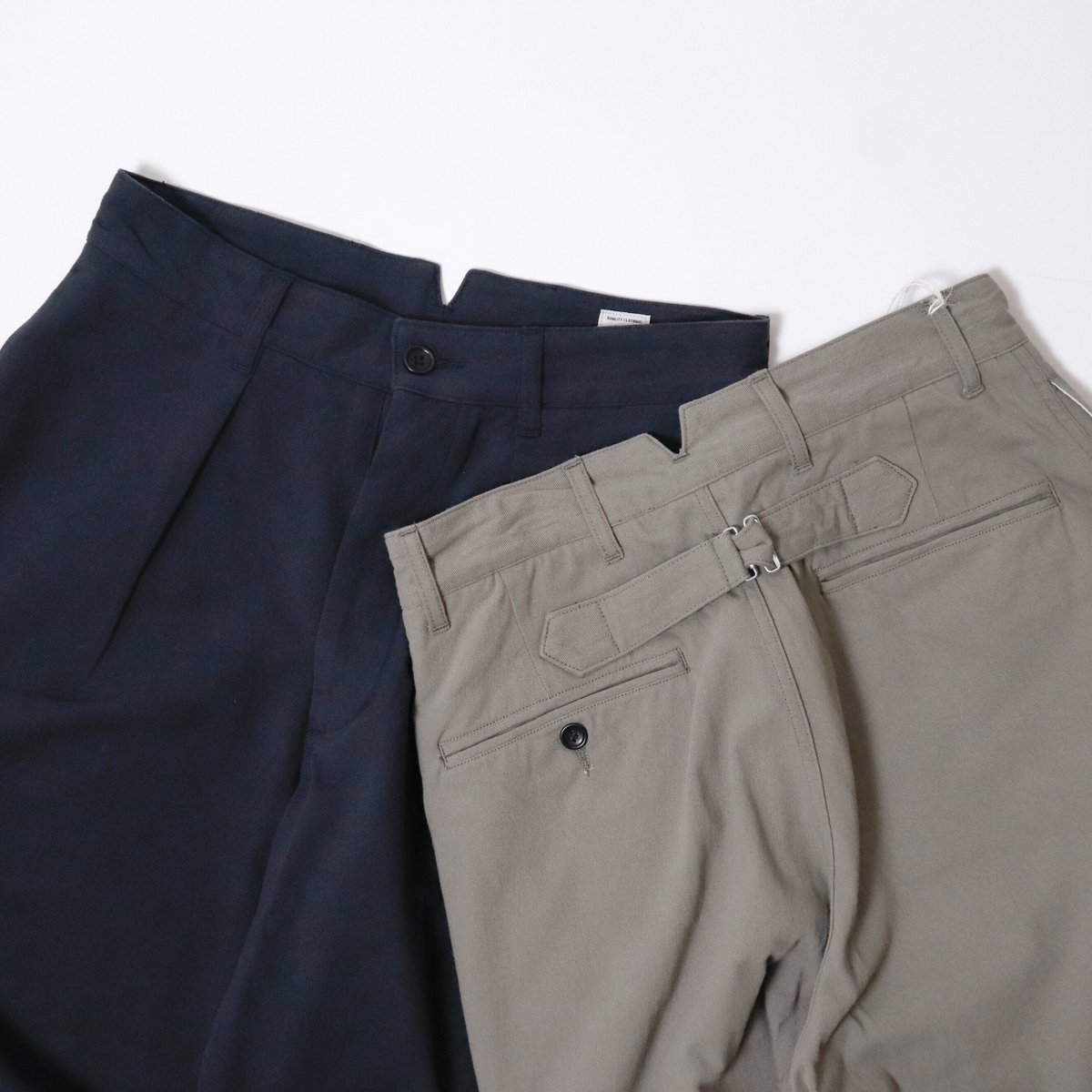 【UNISEX】ordinary fits[オーディナリーフィッツ] WIDE TUCK CH...