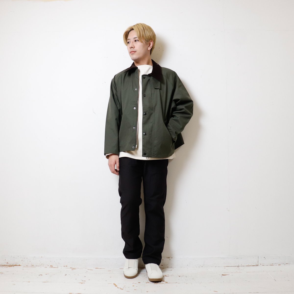 送料無料】 Barbour バブアー ひろがら トランスポート ピーチスキン  