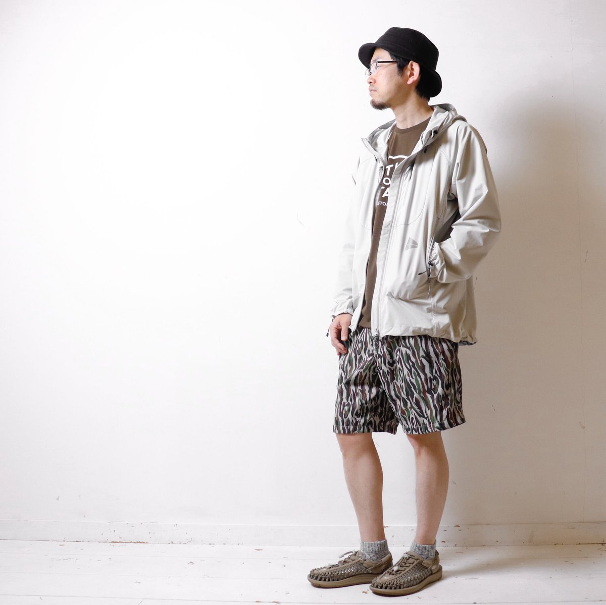 MEN'S】and wander[アンドワンダー] trek jacket 2 | BLUE...