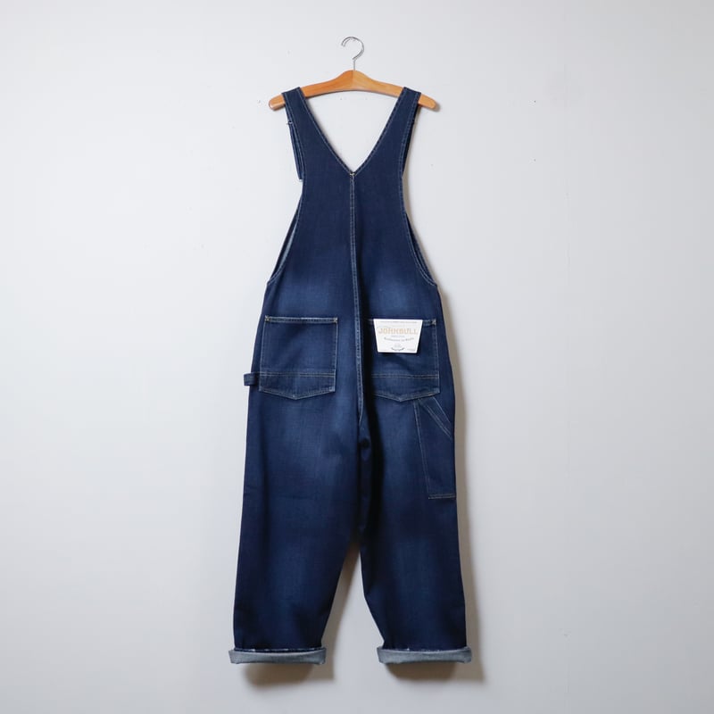 JOHNBULLジョンブル　オーバーオール UNISEX】JOHNBULL[ジョンブル] デニムオーバーオール JM243P03