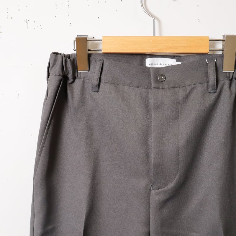 MEN'S】MANUAL ALPHABET[マニュアルアルファベット] TWILL SEMI