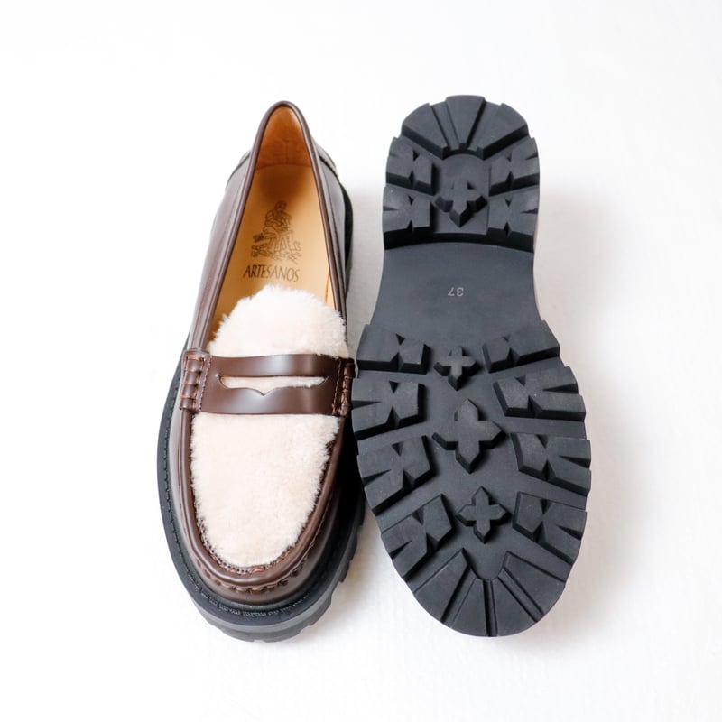 WOMEN'S】 ARTESANOS アルテサノス ファーローファ nsh526-6 |