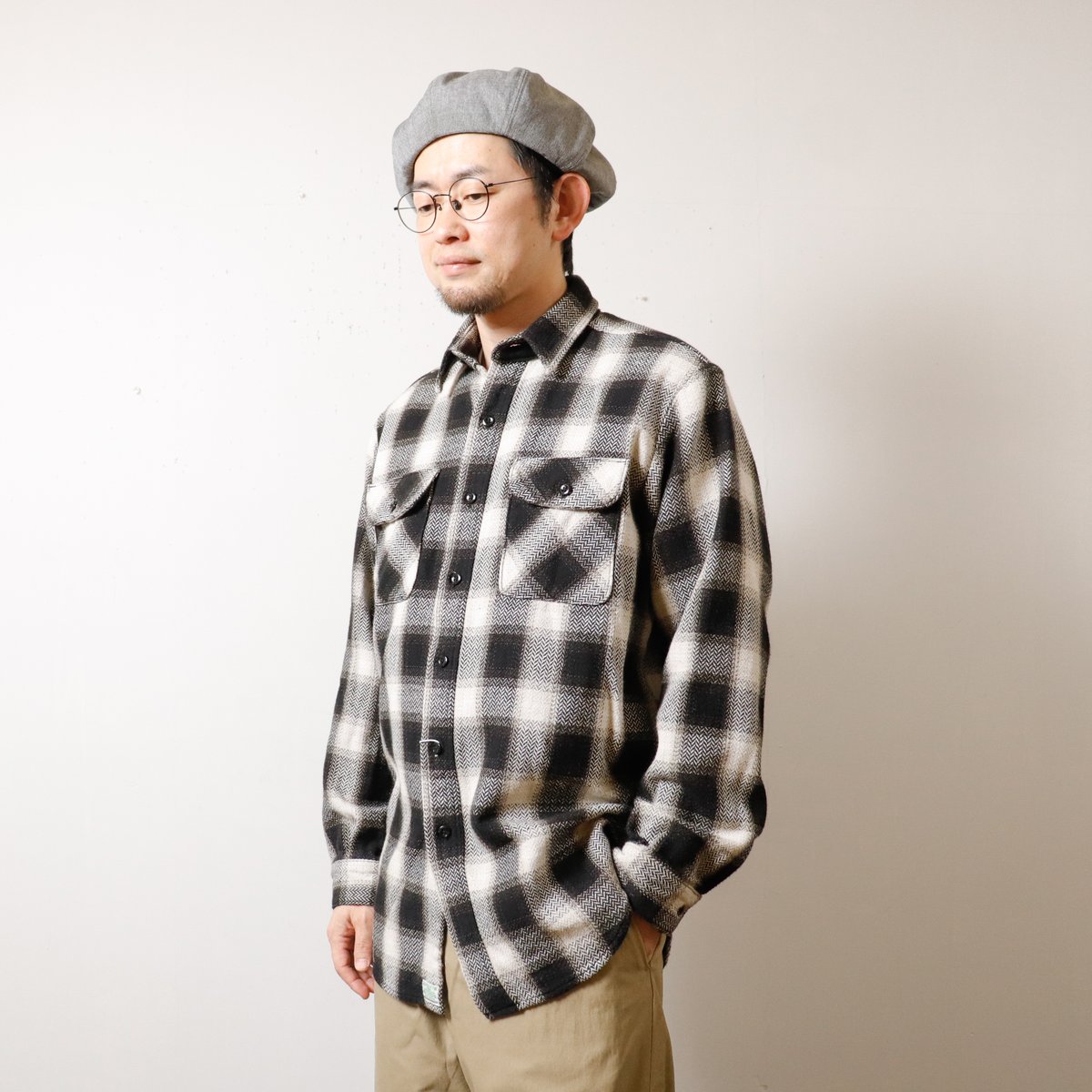 MEN'S】orSlow[オアスロウ] RELAX FIT FLANNEL SHIRT 01