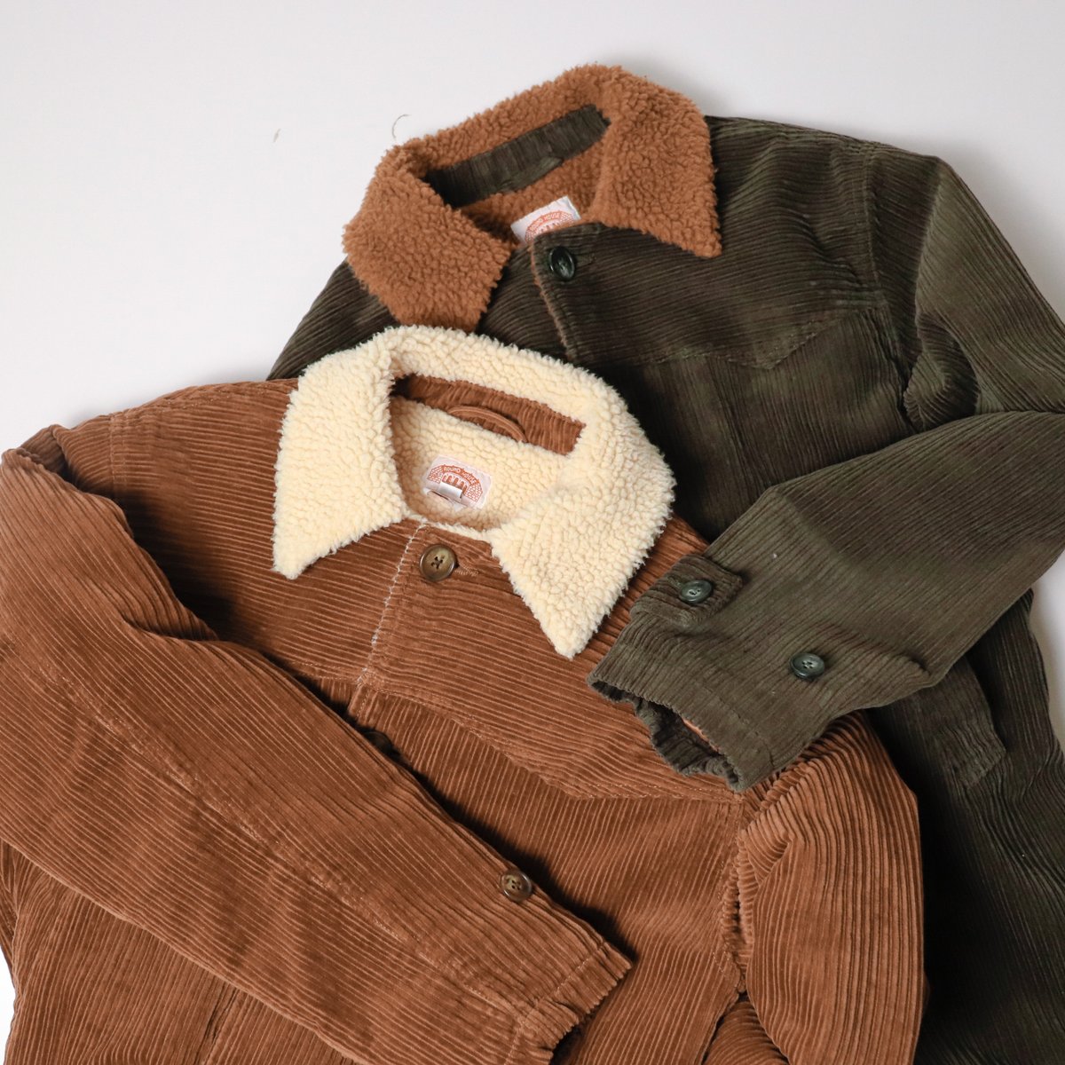 Round House コーデュロイ ロングワークコート ブラウン メンズ42 Round House コーデュロイ ロングワークコート ブラウン メンズ42