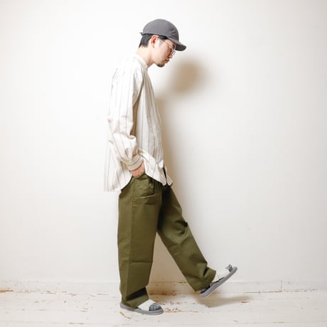 【UNISEX】MACKINTOSH PHILOSOPHY[マッキントッシュフィロソフィー]  GREY LABEL バンドカラーシャツ