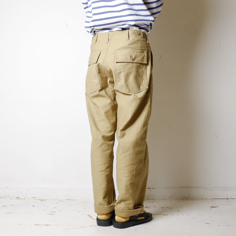 再入荷【UNISEX】orSlow[オアスロウ] ファティーグパンツ