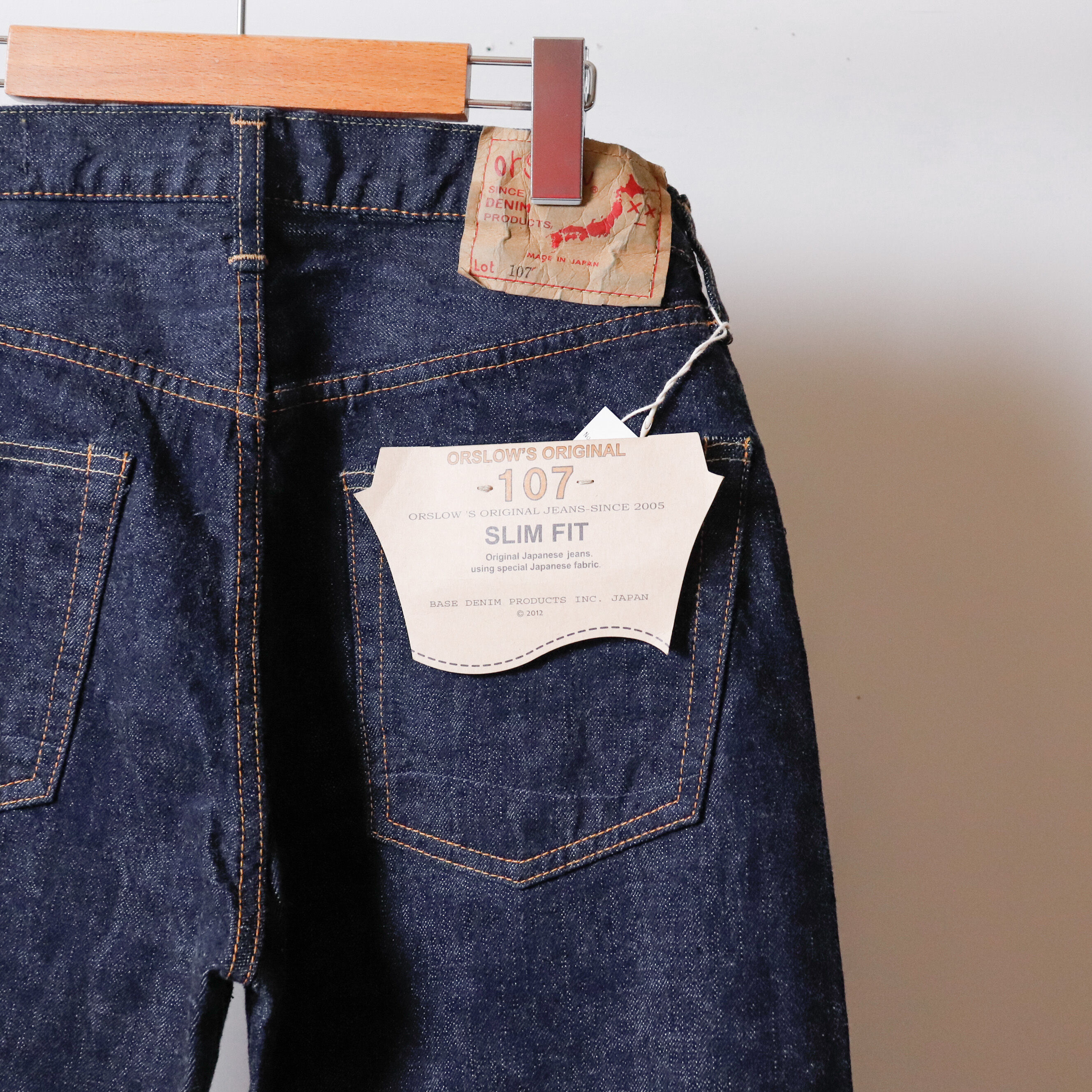 再入荷 【UNISEX】orslow[オアスロウ] 107 IVY FIT | BLUEBE
