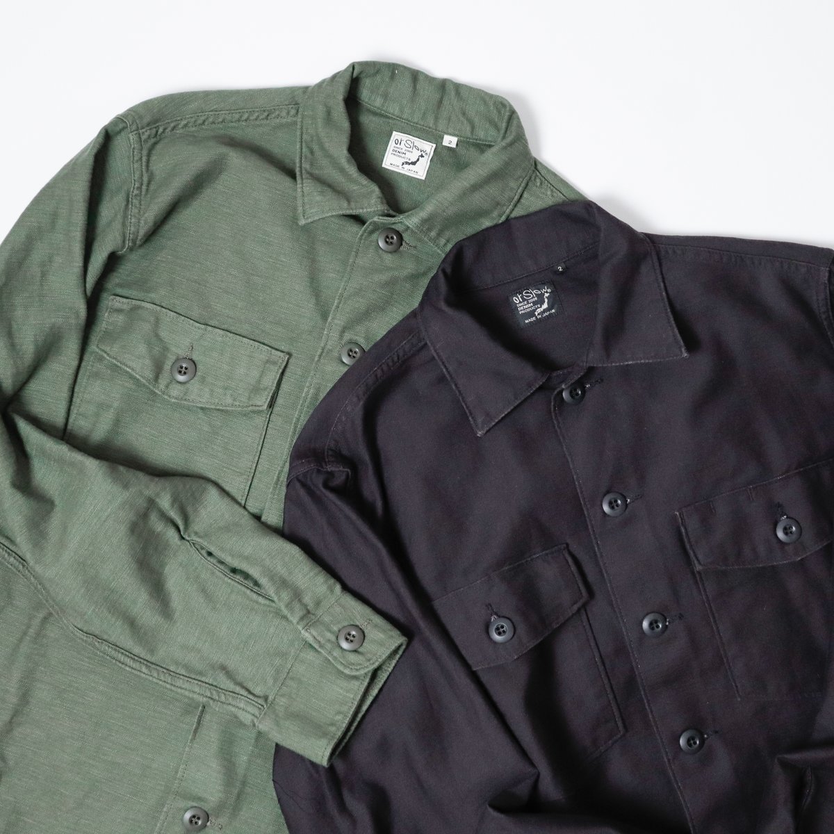 UNISEX】orslow[オアスロウ] US ARMY FATIGUE SHIRTS 03
