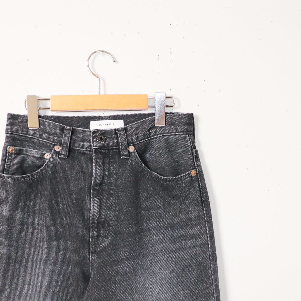 WOMEN'S 】Johnbull[ジョンブル] ブラックデニムワイドパンツ JL244P1