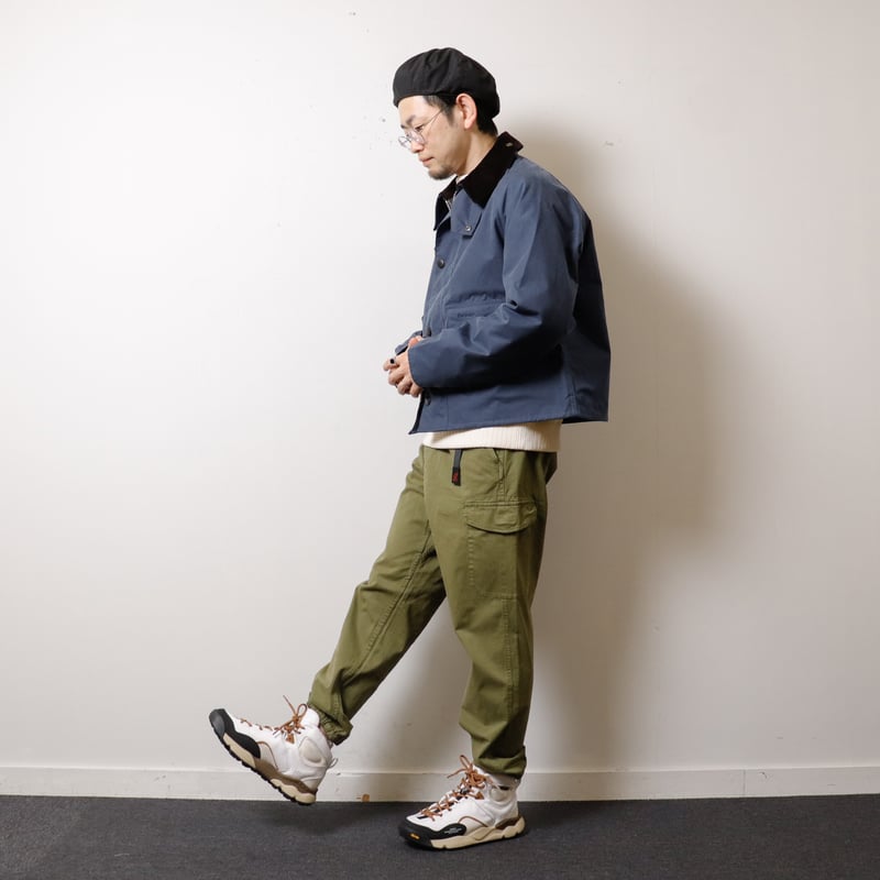 UNISEX】BARBOUR[バブアー] SPEY ワックスショートジャケット | BLUE