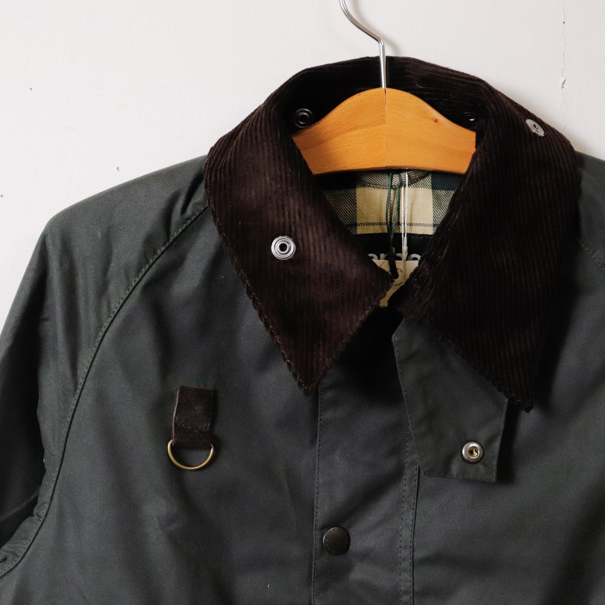 UNISEX】BARBOUR[バブアー] SPEY ワックスショートジャケット | BLUE