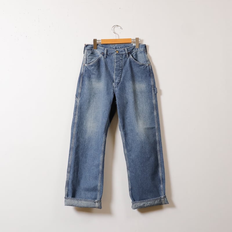 UNISEX】orSlow[オアスロウ] DENIM PAINTER PANTS USED