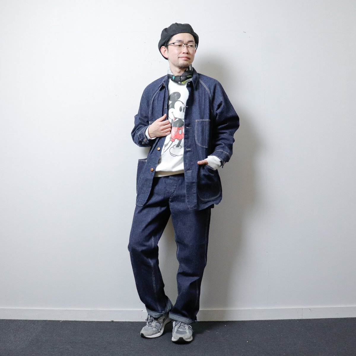 再入荷【UNISEX】orslow[オアスロウ] デニムカバーオール 50's COVERA