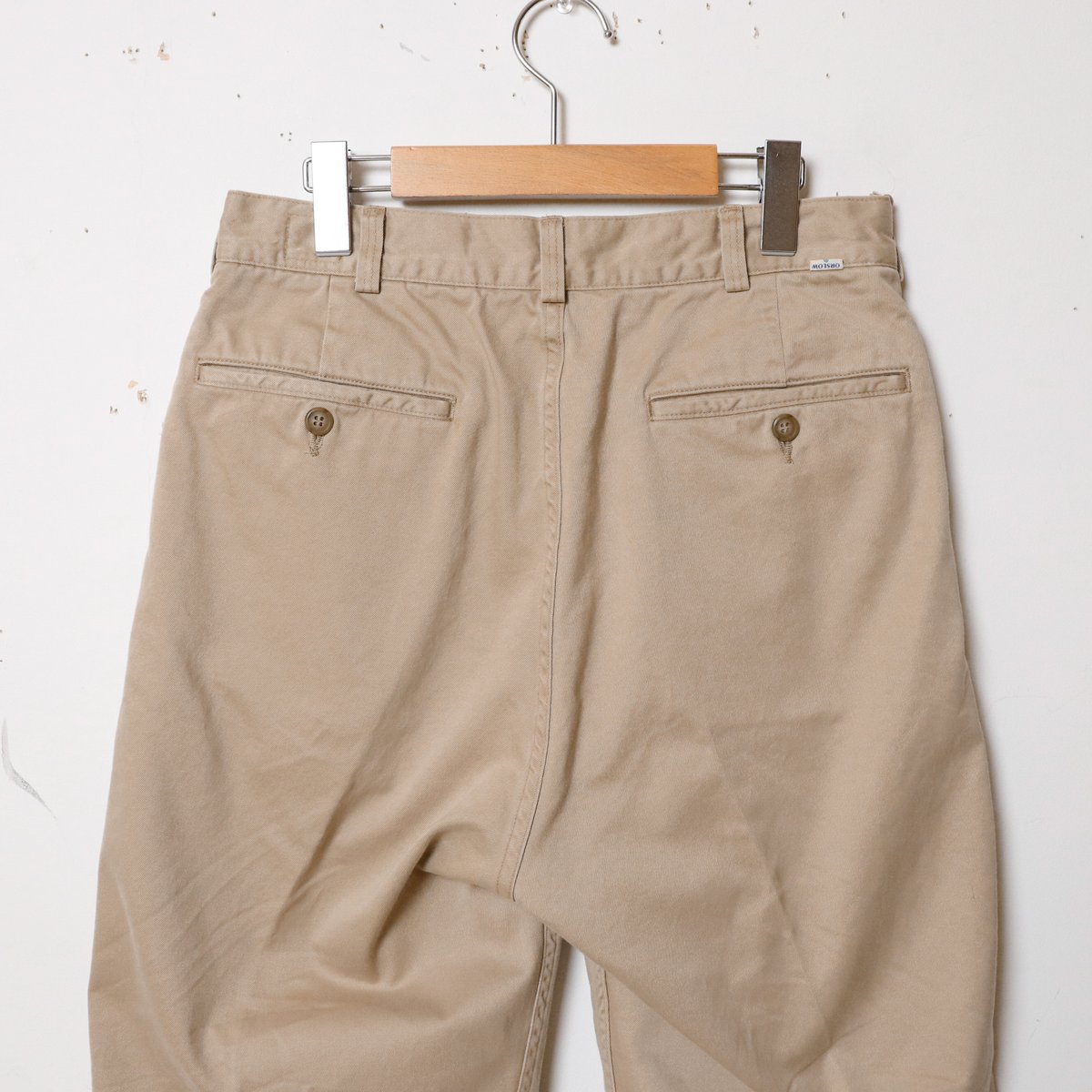 UNISEX】orSlow[オアスロウ] TWO TUCK WIDE TROUSERS 03