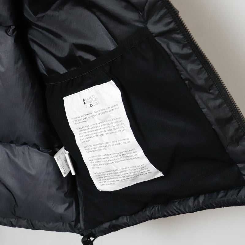 EIDER POP α ウェルディング ダウン ベスト_Black INDOOR CLASS