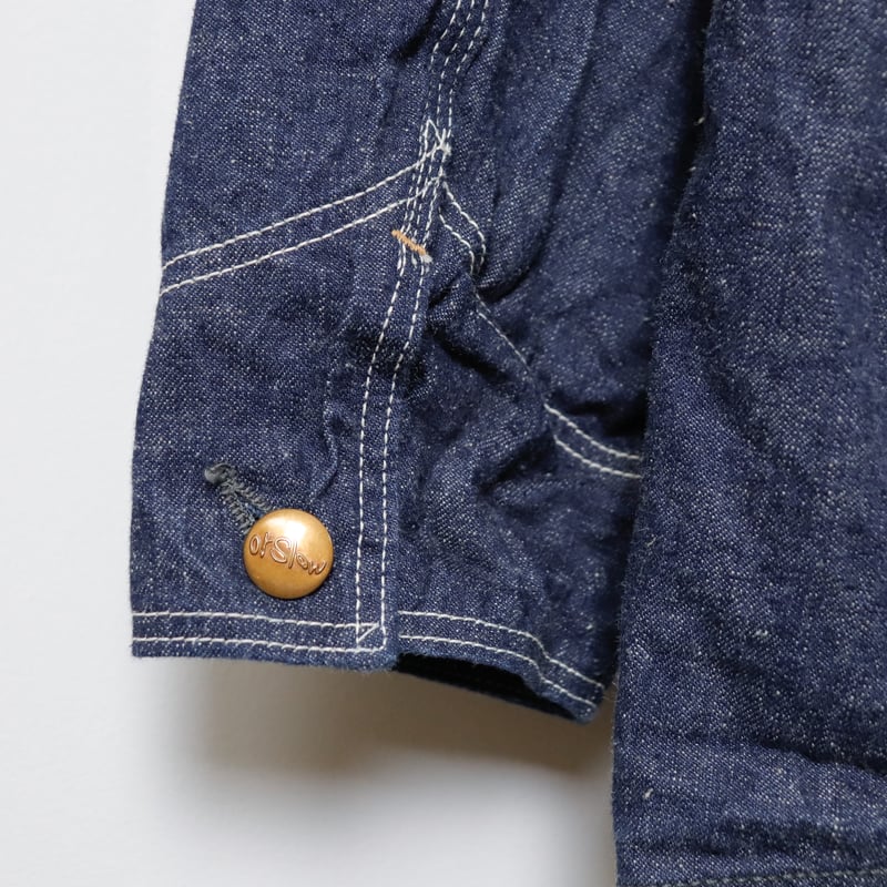 希少品　orSlow オアスロウ　デニムカバーオール　ブランケット　L 3 希少品 orSlow オアスロウ デニムカバーオール ブランケット L 3