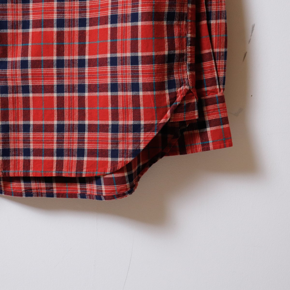 MEN'S】KATO`[カトー] ビエラチェックラウンドカラーシャツ