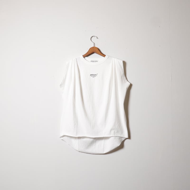 未使用⭐︎Americana アメリカーナ 袖ロールアップTシャツ Americana（アメリカーナ）袖ロールTシャツ