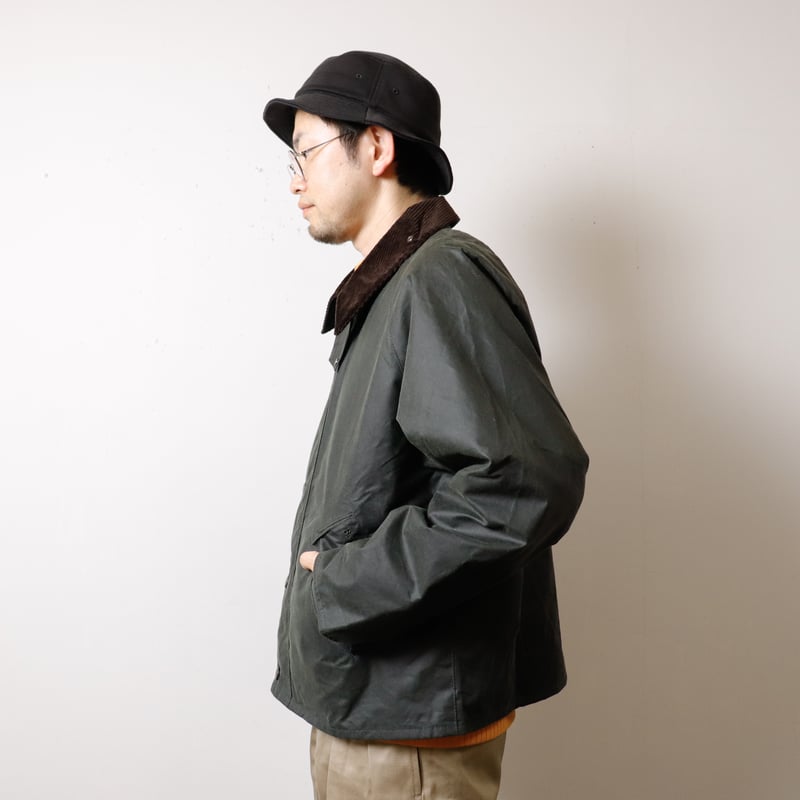 UNISEX】BARBOUR[バブアー] TRANSPORT ワックス ショート ジャケット