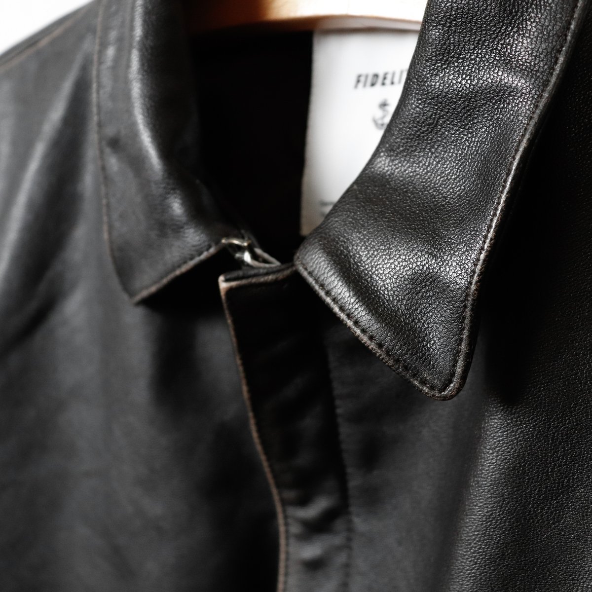 MEN'S】FIDELITY[フィデリティ] AGING GOAT LEATHER A-2