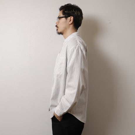 【MEN'S】Johnbull[ジョンブル] インディゴセルヴィッチロングスリーブワークシャツ　JM262S03