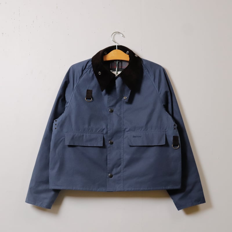 UNISEX】BARBOUR[バブアー] SPEY ワックスショートジャケット | BLUE