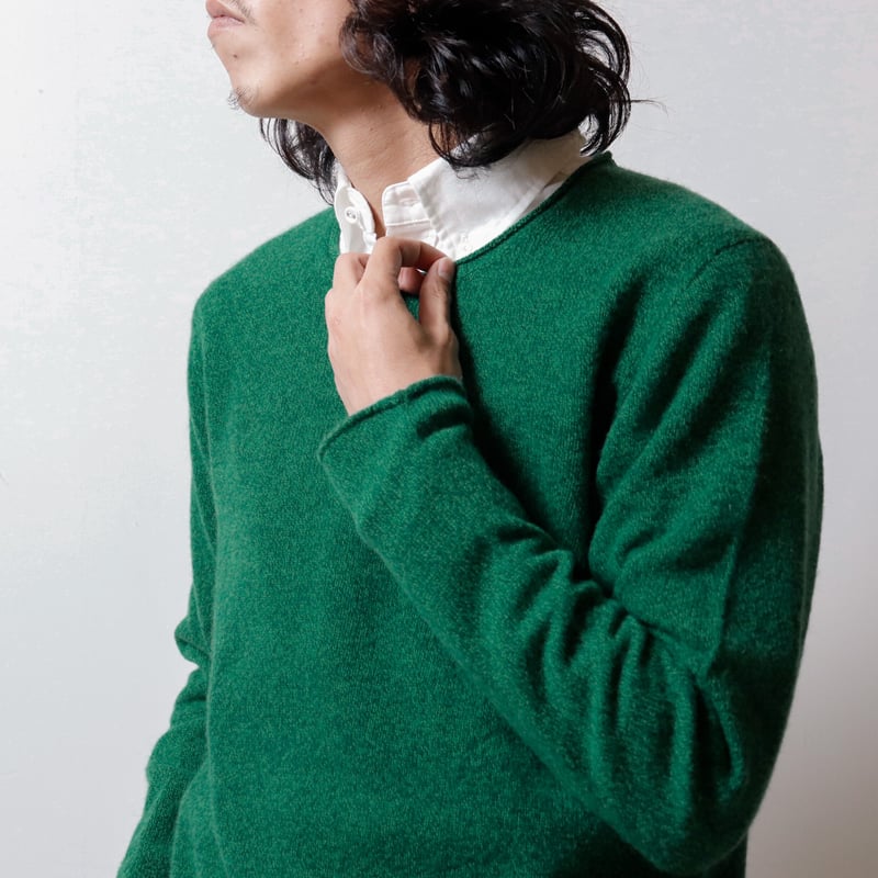 Men's】GIM［ジム］カシミヤ杢甘編みセーター 15020330 | BLUEBEAT