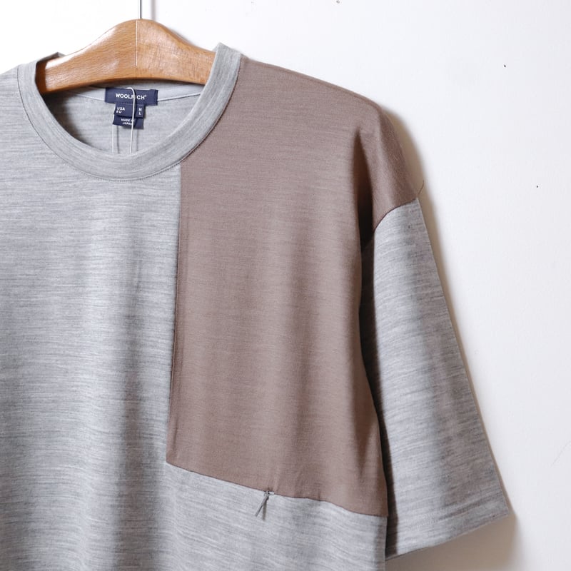 UNISEX】WOOLRICH[ウールリッチ] マウンテンウールポケットTシャツ 