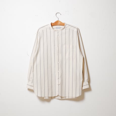 【UNISEX】MACKINTOSH PHILOSOPHY[マッキントッシュフィロソフィー]  GREY LABEL バンドカラーシャツ