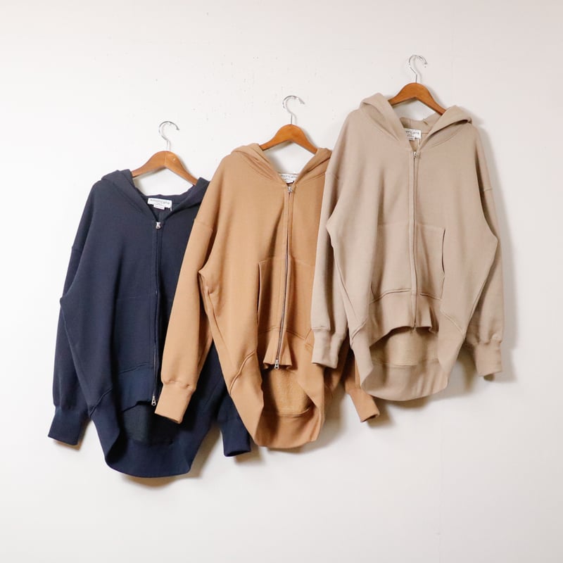 WOMEN'S】 AMERICANA[アメリカーナ] ワイドフルジップフーディー BRF-8