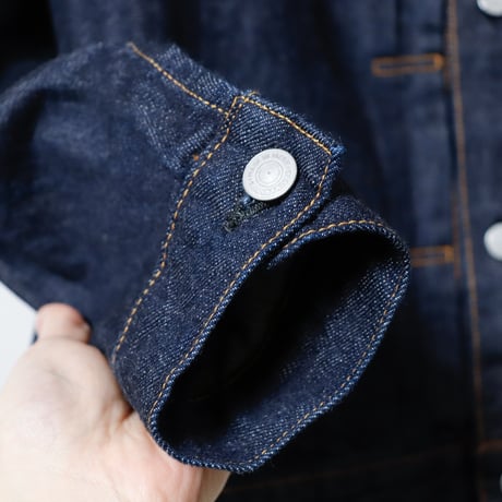 【UNISEX】ordinary fits[オーディナリーフィッツ]  DENIM JACKET TYPE 1ST ONE WASH 011OW-125