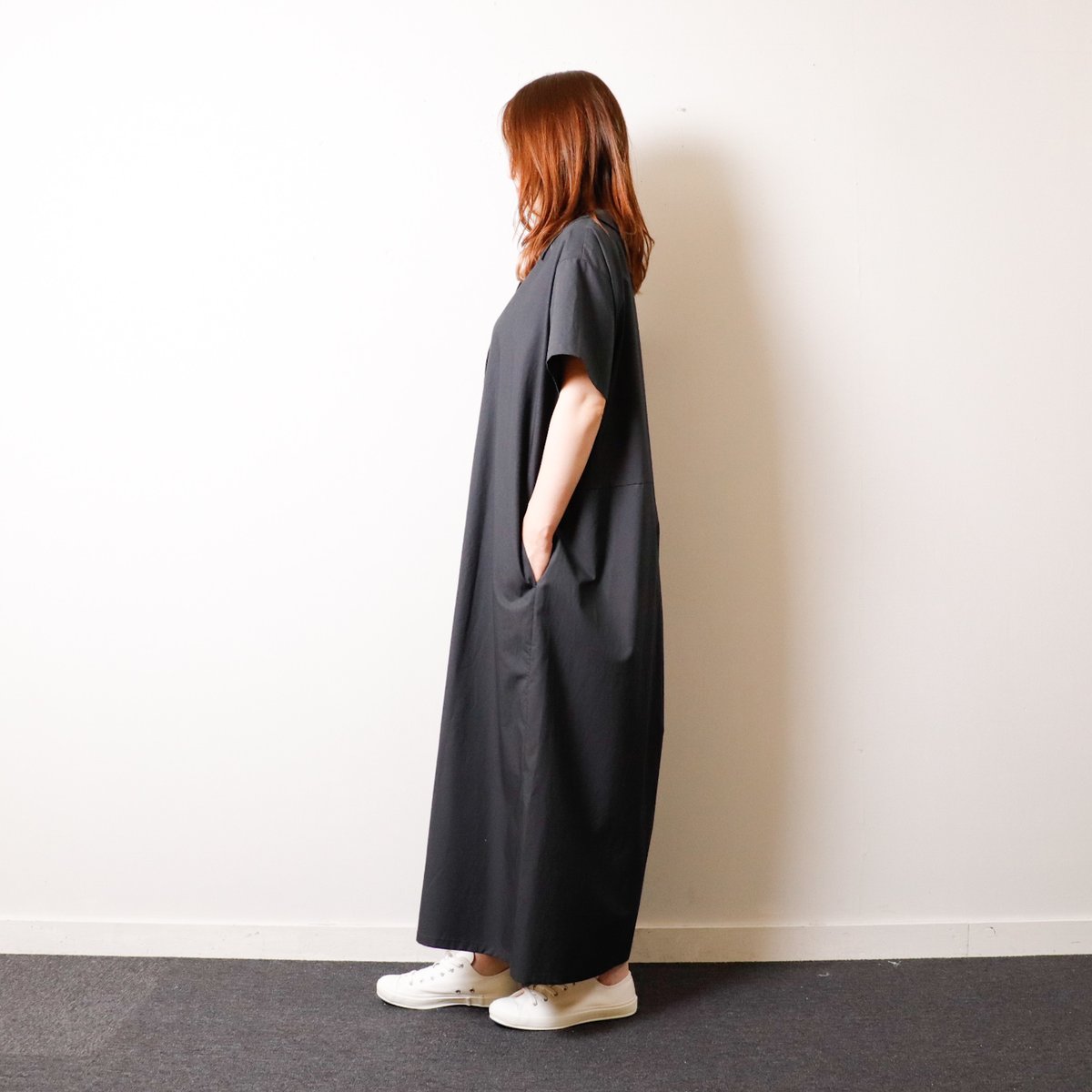 WOMEN'S】mizuiroind[ミズイロインド] ワイドカラーオーバーオール 2-25