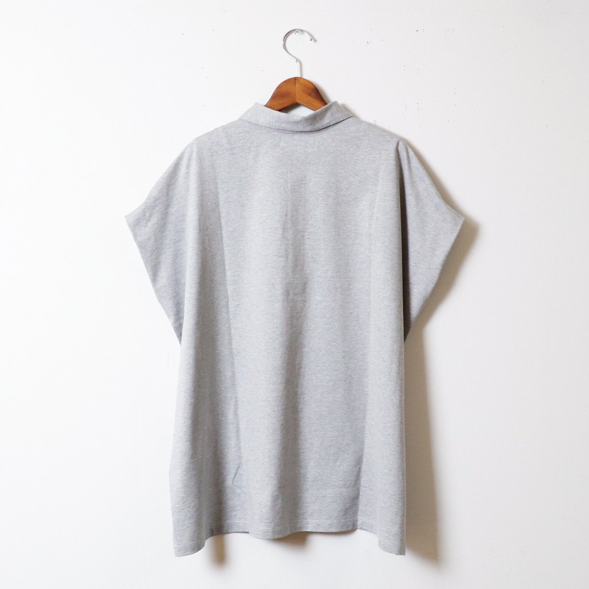 WOMEN'S】AMERICANA[アメリカーナ] ポロカラーノースリーブT